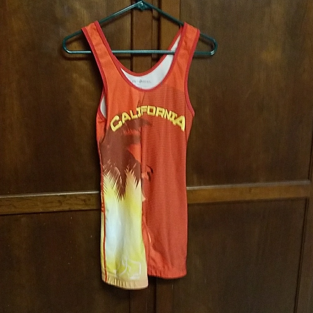 California wrestling singlet
